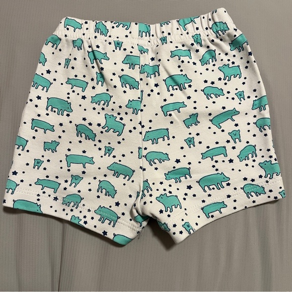 Roller Rabbit Blue Pig Print Pajama Set - Picture 4 of 6